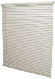 Simple Spaces PVCMB-7AA Blind, 64 in L, 32 in W, Vinyl, Alabaster