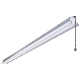 Metalux AP Series 4APSHP4040R Shop Light, 120 V, 40 W, 1-Lamp, LED Lamp, 4300 Lumens Lumens, 4000 K Color Temp, White