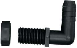 GREEN LEAF NTL 12 P 2PK Hose Elbow, Polypropylene, For: Terminating Ends of Spray Boom