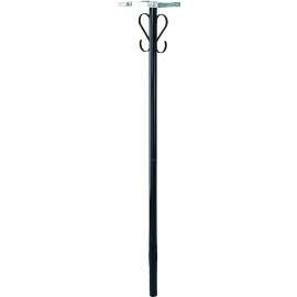 Gibraltar Mailboxes PBK00000 Mailbox Post, 10.7 in L, 6 in W, 52.1 in H, Steel, Galvanized