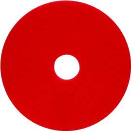 North American Paper 420414 Light Buffing Pad, Red