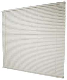 Simple Spaces PVCMB-15AA Blind, 64 in L, 47 in W, Vinyl, Alabaster