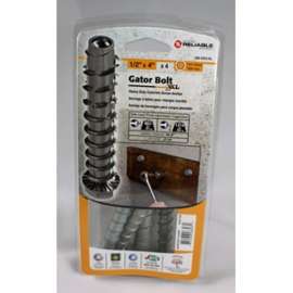 Reliable Gator Bolt XXL WABHDG383MX Wedge Concrete Anchor, 3 in L, Galvanized Steel