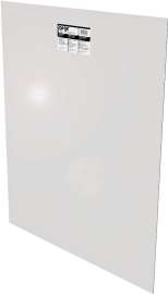OPTIX 1AG2124A Flat Sheet, 36 in L, 30 in W, 0.22 in Thick, Clear