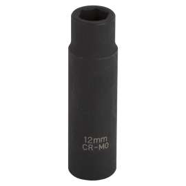 Vulcan Deep Impact Socket, 12 mm Socket, Black Phosphate