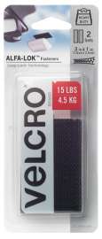 VELCRO Brand ALFA-LOK VEL-30642-USA Fastener, 3 in L