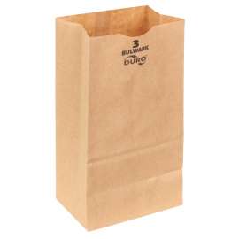 Duro Bag 71003 Heavy-Duty SOS Bag, Virgin Paper, Kraft