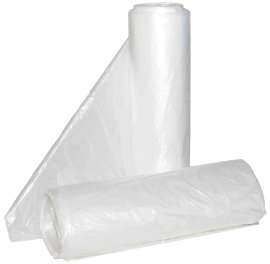 ALUF PLASTICS Hi-Lene HCR-404814C Anti-Microbial Can Liner, 40 x 48 in, 45 gal Capacity, HDPE, Clear