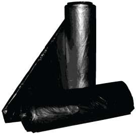 ALUF PLASTICS PG6 PG6-6060 Can Liner, 55 to 60 gal Capacity, Repro Blend, Black