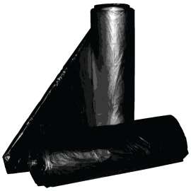 Aluf Plastics RL Series RL-3339H Can Liner, 33 gal Capacity, 1 mil Thick, Repro Blend, Black
