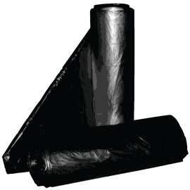 ALUF PLASTICS RCT-45XX Royal Crown Top Liner, 40 x 46 in, 45 gal Capacity, Metalocene Blend, Black