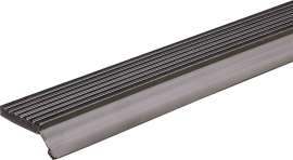 M-D 87726 Garage Door Seal, 3/4 in Thick, 7 ft L, Vinyl, Brown