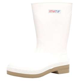 XTRATUF Shrimp Series 75136-M12 Boots, 12, M W, White, PVC Upper