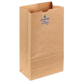 Duro Bag 71006 Heavy-Duty SOS Bag, Virgin Paper, Kraft