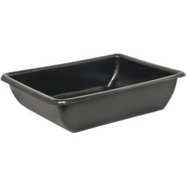 MacCourt AT2606 Utility Tub, 9 gal Capacity, Rectangle, Polyethylene, Black