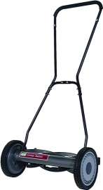 Great States 815-18 Reel Lawn Mower, 18 in W x 1/2 to 2-1/4 in H Cutting, 5-Blade, Smooth Blade