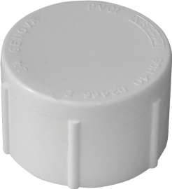 GENOVA 300 Series 30167 Pipe Cap, 3/4 in FIP, White