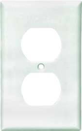 Eaton Wiring Devices 2132W Standard-Size Wallplate, 1-Gang, Thermoset, White