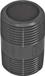 GENOVA 300 Series 384001R Pipe Nipple, 3/4 in MIP, Gray