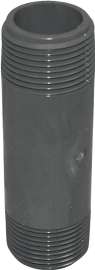 GENOVA 300 Series 383040D Pipe Nipple, 1/2 in MIP, 4 in L, Gray