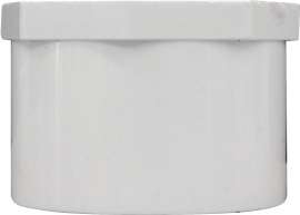 GENOVA 31834 Pipe Plug, 1-1/4 in Spigot, White