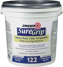 ZINSSER 2881 Wallcovering Adhesive Clear, Clear, 1 gal