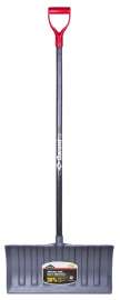 GARANT GIPP21KD Snow Pusher, 21 in W Blade, Polypropylene Blade, Ash Wood Handle, D-Grip Handle, 45 in L Handle