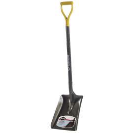 GARANT 80639 Snow Shovel, 11 in W Blade, 11-1/2 in L Blade, Steel Blade, Wood Handle, 46-1/2 in OAL