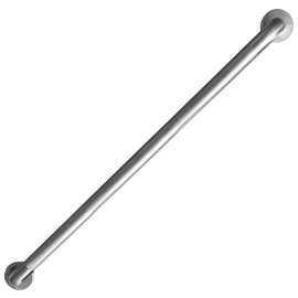 Boston Harbor SG01-01&0436 Grab Bar, 36 in L Bar, Stainless Steel, Wall Mounted Mounting