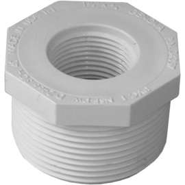 GENOVA 300 Series 34357 Pipe Reducing Bushing, 1-1/2 in MIP x 3/4 in FIP