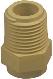 GENOVA 500 Series 50405 Male Adapter, 1/2 in MIP, 1/2 in Slip