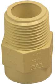 GENOVA 500 Series 50407 Male Adapter, 3/4 in MIP, 3/4 in Slip