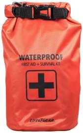 LIFE+GEAR 41-3820 First Aid and Survival Kit, 130-Piece, Red