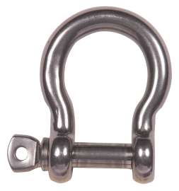 Ben-Mor 73347/73341 Anchor Shackle, 720 lb Working Load, Stainless Steel