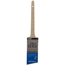 Linzer 2871-2 Paint Brush, 2 in W, Polyester Bristle, Angle Sash, Rat Tail Handle