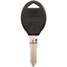 HY-KO 12005DA38 Automotive Key Blank, Brass/Plastic, Nickel, For: Nissan Vehicle Locks