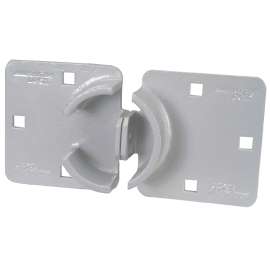 American Lock A800 Padlock, Keyed Different Key, Hidden Shackle, 9/16 in Dia Shackle, Chrome
