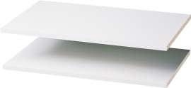 Easy Track RS1423 Adjustable Shelf, 100 lb, 14 in L, 23-7/8 in W, Wood