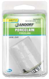 Jandorf 60582 Socket, 250 V, 660 W, Porcelain Housing Material