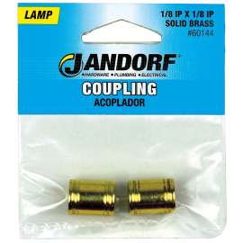 Jandorf 60144 Lamp Coupling, Brass