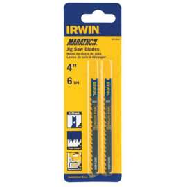 IRWIN 3071406 Jig Saw Blade, 4 in L, 6 TPI