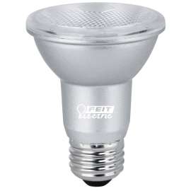 Feit Electric PAR20DM/950CA/2 LED Lamp, Flood/Spotlight, PAR20 Lamp, 50 W Equivalent, E26 Lamp Base, Dimmable, Frosted