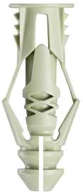 COBRA ANCHORS 173S Wall Anchor, 1-1/4 in L, Polyethylene, 61 lb