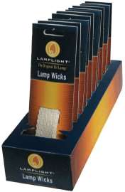Lamplight 99963 Flat Lamp Wick, Cotton, For: Oil Lamps
