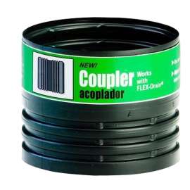 Amerimax 55020 Pipe Coupling, 4 in, Female, 70 psi Pressure