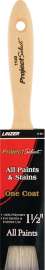 Linzer WC 1140-1.5 Paint Brush, 1-1/2 in W, 2-1/2 in L Bristle, Varnish Handle