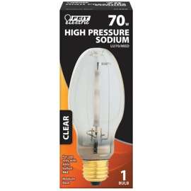 Feit Electric LU70/MED Lamp, 70 W, Medium E26 Lamp Base, 6000 Lumens, 2000 K Color Temp, 24,000 hr Average Life