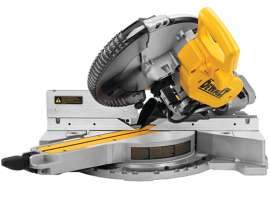 DeWALT DWS780 Miter Saw, 2 x 12 in at 45 deg, 2 x 16 in at 90 deg Cutting, 12 in Dia Blade, 1-Speed