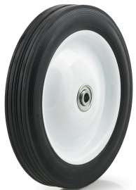 DH CASTERS W-MH10134B4W Hub Wheel, Medium-Duty, Rubber