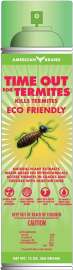 Time Out For Termites Eco Friendly 52100 Termite Killer, Liquid, 13 oz Can